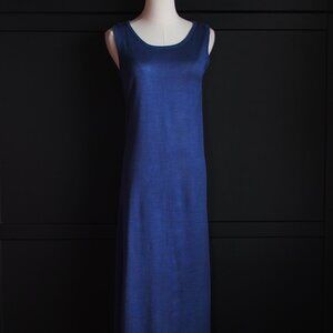 Eighteen | 100% Silk, Vintage Knit, Column Dress - Late '90s to Early 2000s